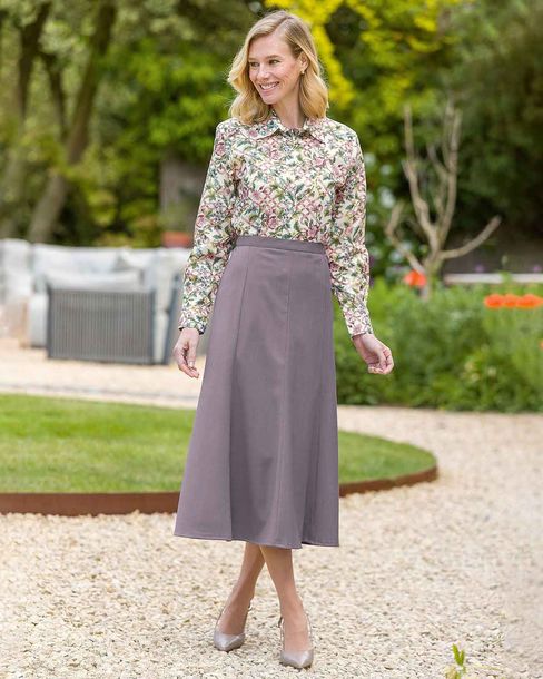 Skirt and Blouse Outfit
